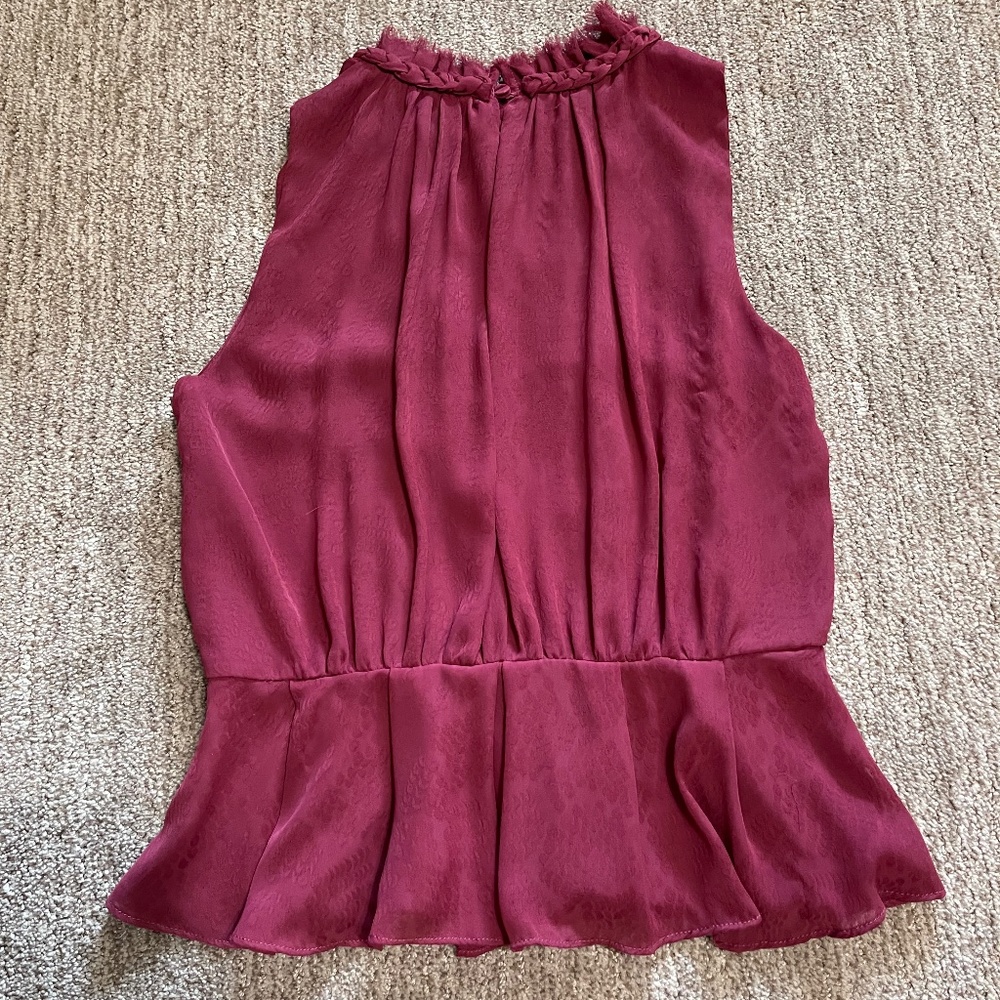 Greylin Mock Turlte‎ neck blouse